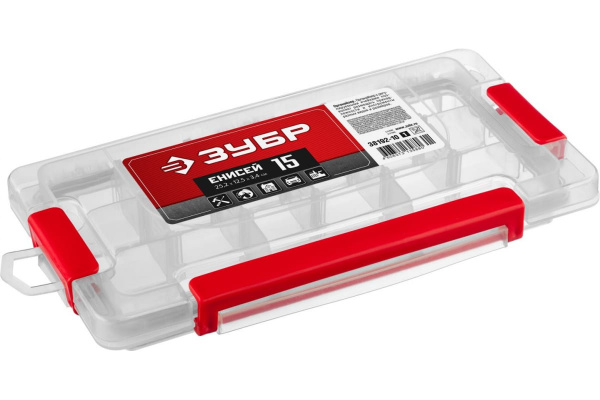 Пластиковый органайзер Зубр ЕНИСЕЙ-15 38192-10_z01