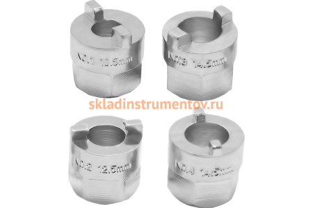 Набор корончатых головок для разбора стойки амортизатора VAG AIST 4 предмета 00-00006004 Набор корончатых головок для разбора стойки амортизатора VAG AIST 4 предмета 00-00006004