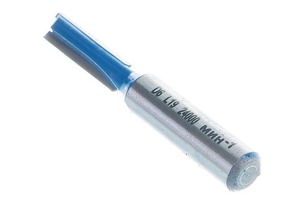 Фреза пазовая прямая ПРОФЕССИОНАЛ (6х19х50 мм; хвостовик 8 мм) Зубр 28753-6-19