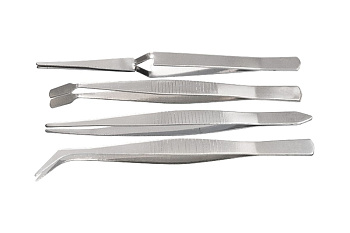 Набор пинцетов из нержавеющей стали SPARTA 4 шт 914845