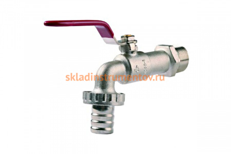 Кран водоразборный (1/2"-1/2") для трубопровода Зубр 51216-1/2-1/2