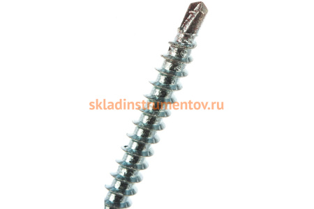 Саморезы для крепления кровельных материалов к деревянной обрешетке Зубр цвет RAL 3003 рубиново-красный, оцинкованный, 4,8x60мм, 1000шт 4-300310-48-060-3003