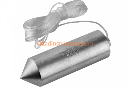 Строительный отвес Зубр Мастер со шнуром в пластиковом контейнере 0636-480_z01