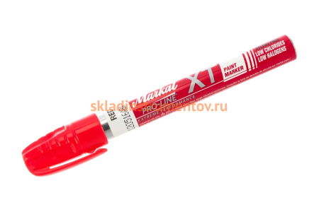 Маркер для грубых поверхностей Markal Pro-Line XT, 3 мм, красный 97252