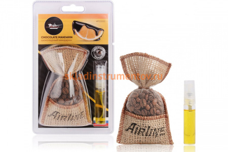 Ароматизатор Airline Кофе в мешочке со спреем, шоколадный мандарин AFCO202