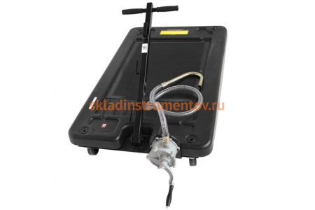 Емкость для слива масла перекатная с ручным роторным насосом ROCKFORCE RF-TRG70L-2