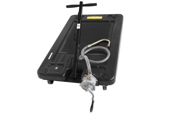 Емкость для слива масла перекатная с ручным роторным насосом ROCKFORCE RF-TRG70L-2