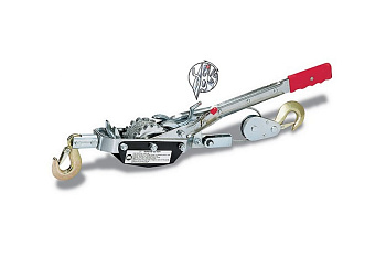 Ручная лебёдка 2 крюка 2,5т Jun Kaung HP-121D-case