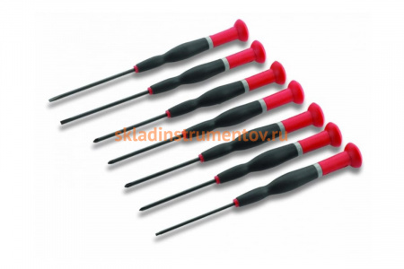 Набор шлицевых и крестовых отверток для электроники 7 предметов CIMCO 11 1901