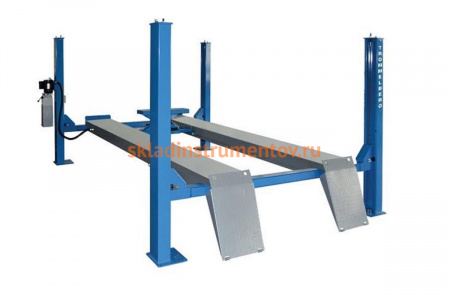 4-х стоечный электрогидравлический подъемник с комплектом для развал схождения Trommelberg TST455CWA