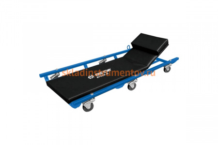 Подкатной лежак с подъемным подголовником KING TONY 87C25-B