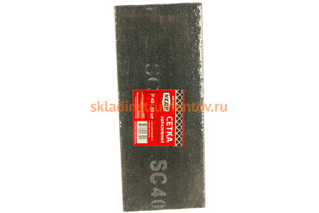 Сетка абразивная (10 шт; 115х280 мм; P40) КЕДР 25344