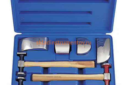 Набор рихтовочных молотков и поддержек, 7шт KING TONY 9CF-207