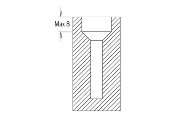 Зенкер универсальный регулируемый CMT 521.001.11
