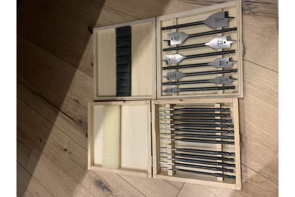 Набор сверл перьевых (8 шт, 12-32 мм) по дереву D.BOR 180608116D