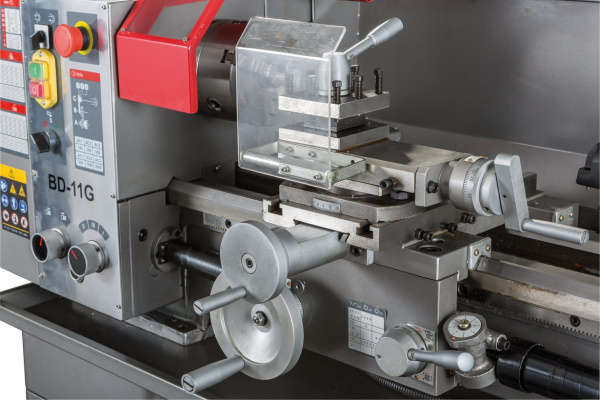 Токарный станок по металлу без СОЖ на подставке JET BD-11G 50000915M