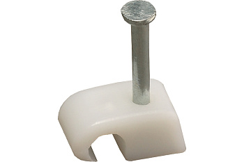 Круглая скоба с гвоздем Зубр для крепления кабеля 4 мм 50 шт. 45111-04