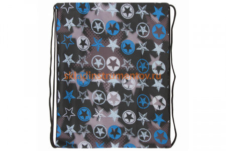 Сумка для обуви BRAUBERG, универсальный принт, 35х42 см, STARS 229414