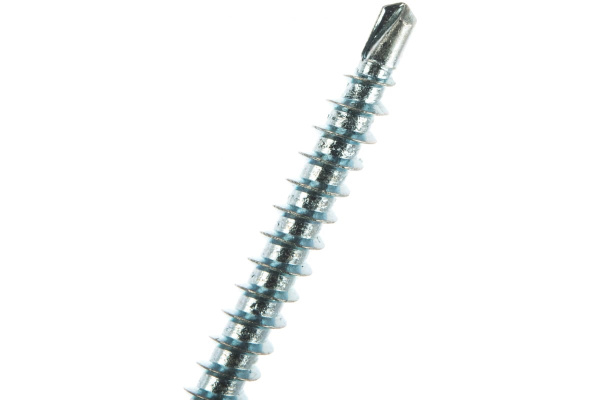 Саморезы Зубр для крепления кровельных материалов к деревянной обрешетке, цвет RAL 5009 небесно-голубой, оцинкованные, 4,8x60мм, 200шт 4-300315-48-060-5009