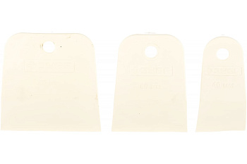 Набор белых резиновых шпателей 3 шт ЗУБР МАСТЕР 1016-H3_z01