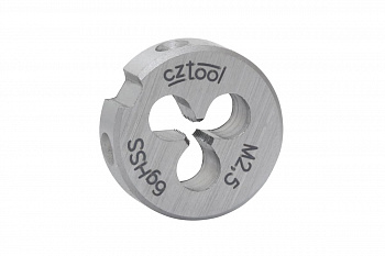 Плашка HSS М 2,5 шаг 0,45 мм. D15 мм Bucovice Tools 240025