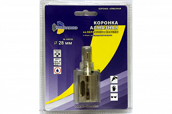 Коронка алмазная по керамике и кафелю с центрирующим сверлом (28 мм) TRIO-DIAMOND 400028