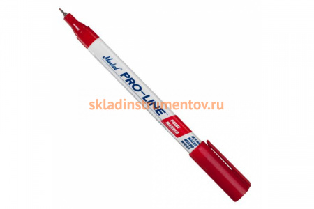 Маркер-краска с тонким наконечником Markal Pro-Line Micro, промышленный, 0,8 мм, красный 96891