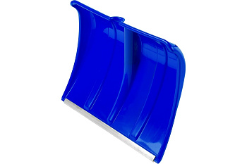 Снеговая пластиковая лопата с алюминиевой планкой, без черенка, 500мм, синяя СИБИН 421835