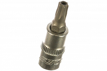 Бита-головка с отверстием 1/4” TORX T27Hх37мм JTC 23527