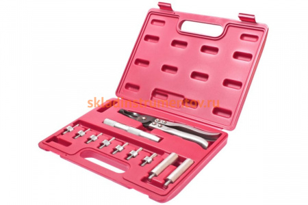 Набор инструментов для снятия и установки маслосъемных колпачков (11 предметов в кейсе) JTC 1717