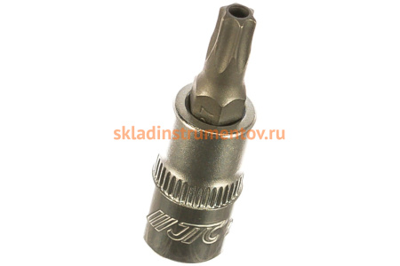 Бита-головка с отверстием 1/4” TORX T27Hх37мм JTC 23527