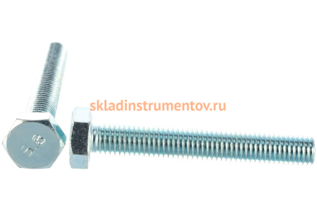 Болт ЗУБР ГОСТ 7798-70, M10 x 70 мм, 3 шт, кл. пр. 5.8, оцинкованный, 303086-10-070