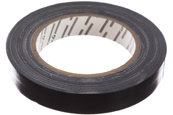 Черная изолента STAYER PROFI, ПВХ армиров х/б тканью, 19 мм х 25 м x 0,3 мм 12290-19-25