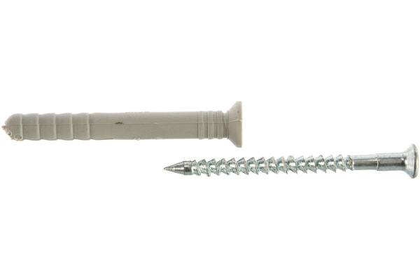 Дюбель-гвоздь с потайным бортиком 105 шт. (6x50 мм) Зубр 4-301345-06-050