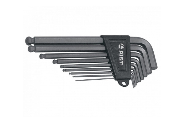 Набор Г-образных шестигранных ключей 9 предметов AIST 1054109HW 00-00003949