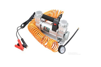 Поршневой автомобильный двухцилиндровый компрессор ROCKFORCE с сумкой RF-2014260