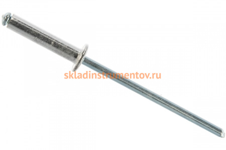 Заклепка вытяжная открытая алюминий/сталь AlMg 1.5%/St (50 шт; 3.2x14 мм; Борт: Стандарт) MESSER 111113214-50