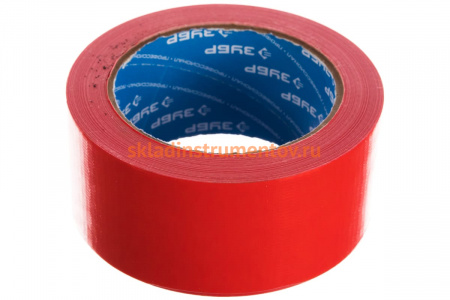 Армированная лента Зубр ПРОФЕССИОНАЛ влагостойкая, 48мм х 25м, красная 12094-50-25