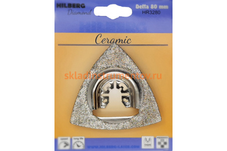 Полотно алмазное зачистное по керамике Delta El-P 80 мм Hilberg HR3280