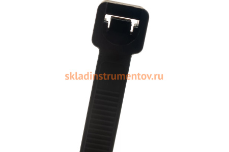 Пластиковые хомуты СИБРТЕХ, 250 х 8 мм, черные, 100 шт 45559