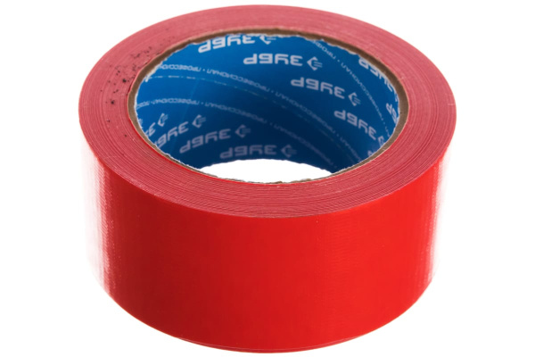 Армированная лента Зубр ПРОФЕССИОНАЛ влагостойкая, 48мм х 25м, красная 12094-50-25