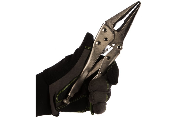 Зажим с фиксатором с удлиненными губками 250 мм 48/ Дело Техники 432251