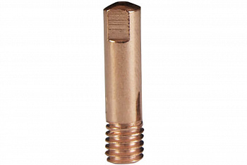 Наконечник прямой VARTEG (М6; 25 мм; 1.0 мм; E-Cu) Foxweld 6087