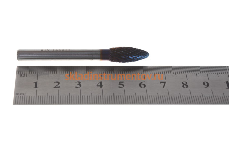 Борфреза твердосплавная форма H язычок пламени (8х20х6х65 мм) Karnasch 11.5071-015