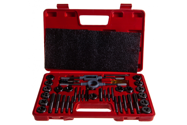 Набор метчиков и плашек AV Steel 40 предметов AV-921129