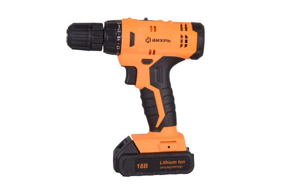 Аккумуляторная дрель-шуруповерт Вихрь ДА-18Л-2КА 72/14/25