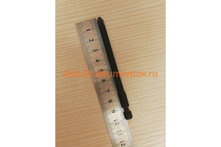 Вставка бита торцевая для шуруповерта 1/4", Phillips, PH2, L = 100 мм KING TONY 711002P
