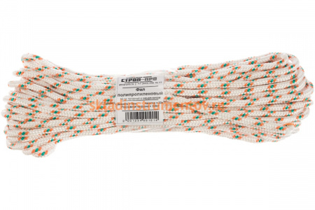 Полипропиленовый фал d=6мм 20м СТРОП-ПРО ПП SP03133