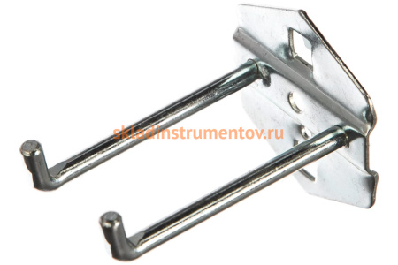 Металлический двойной крючок для перфорированной панели ROCKFORCE RF-01A10