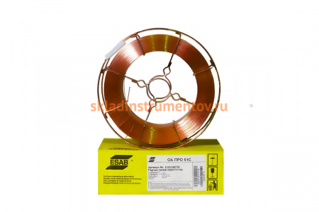 Проволока омедненная OK ПРО 51С (0.8 мм; 15 кг) ESAB СВ000017344
